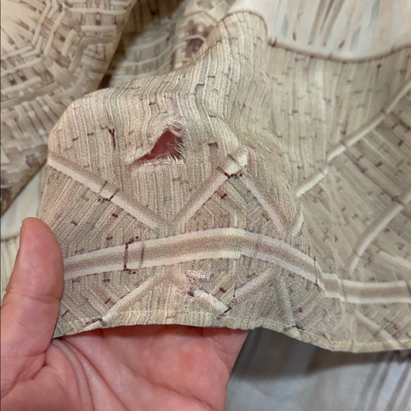 Camilla Drawstring Silk Maxi Dress OS VGUC - Picture 6 of 8